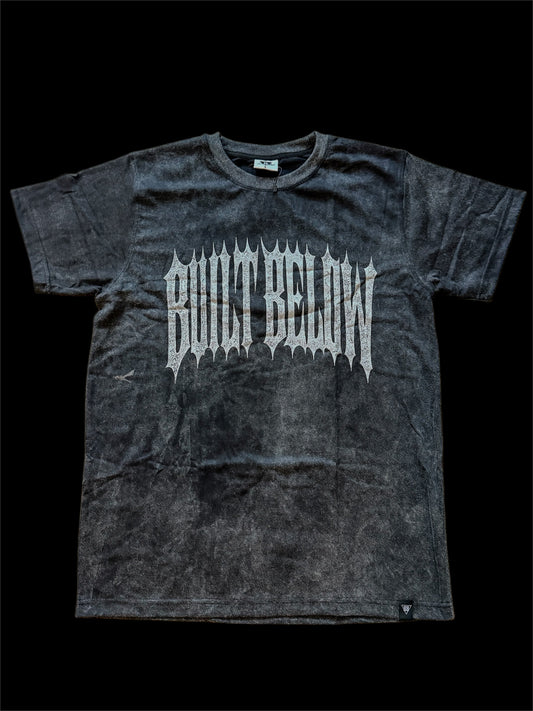 Built Below Forge Tee ( Acid Wash Black)