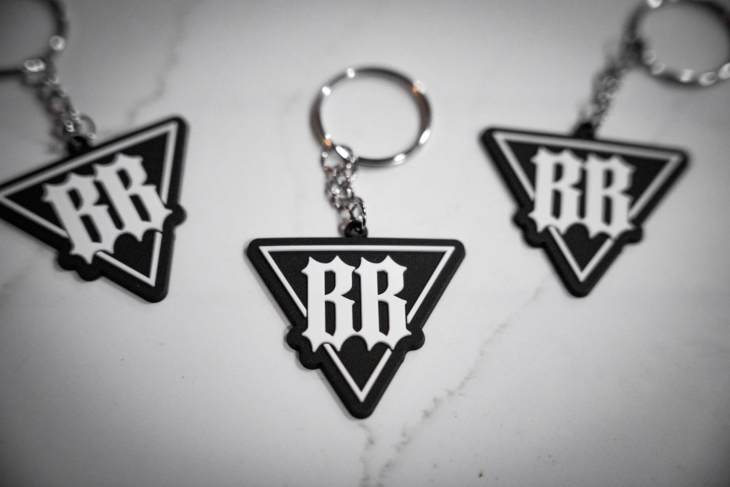 Built Below "BB Triangle" Keychain