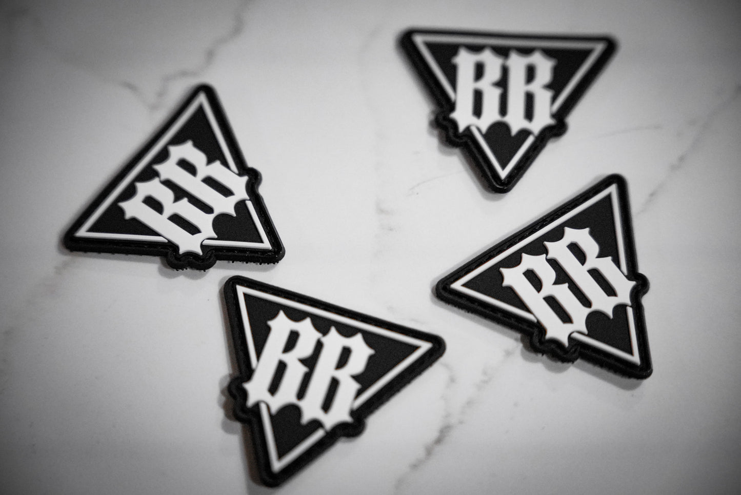 "BB" Logo patch