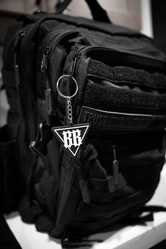 Built Below "BB Triangle" Keychain