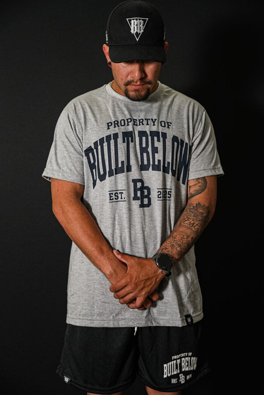 Built Below Varsity Tee