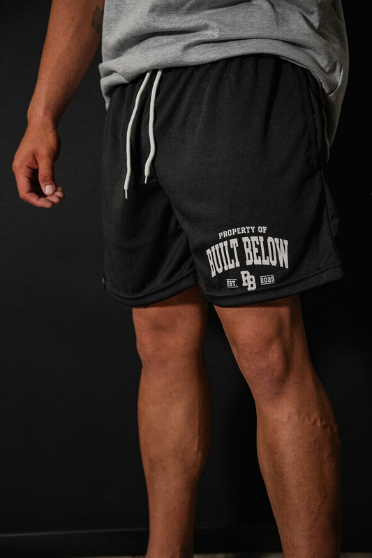 Built Below Varsity Mesh Shorts